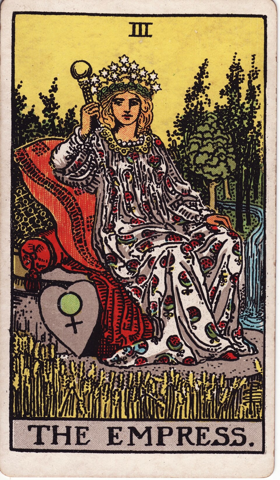 The Empress (III), from the Rider-Waite-Smith tarot